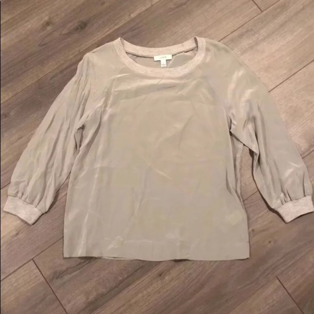 J.Crew Silk Blouse Petite